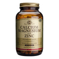 Solgar Calcium Magnesium Plus Zinc supplement bottles with 250 tablets, vitamins and minerals for bone health and overall wellness