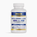 Bottle of Nature's Lab Hyaluronic Acid capsules with BioCell Collagen and OptiMSM, showing the supplement container and label.