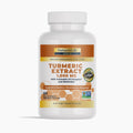 Nature's Lab Gold Turmeric Extract herbal supplement with curcumin and BioPerine in a 60-capsule bottle, front view of the packaging.
